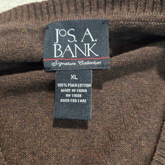Jos. A. Bank Signature Collection 100% Pima Cotton Pullover Sweater Men's XL - Picture 2 of 9